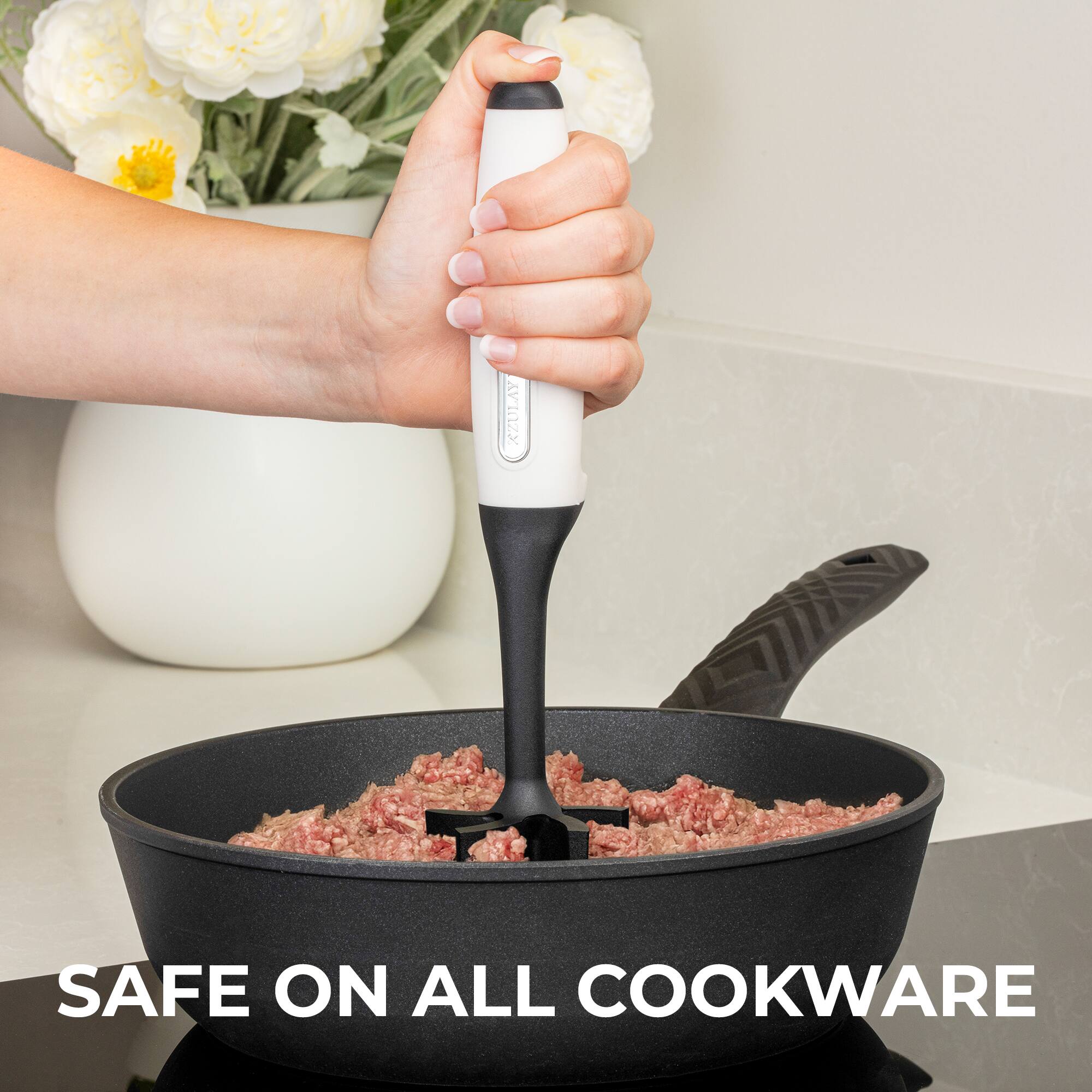 SAFE ON ALL COOKWARE