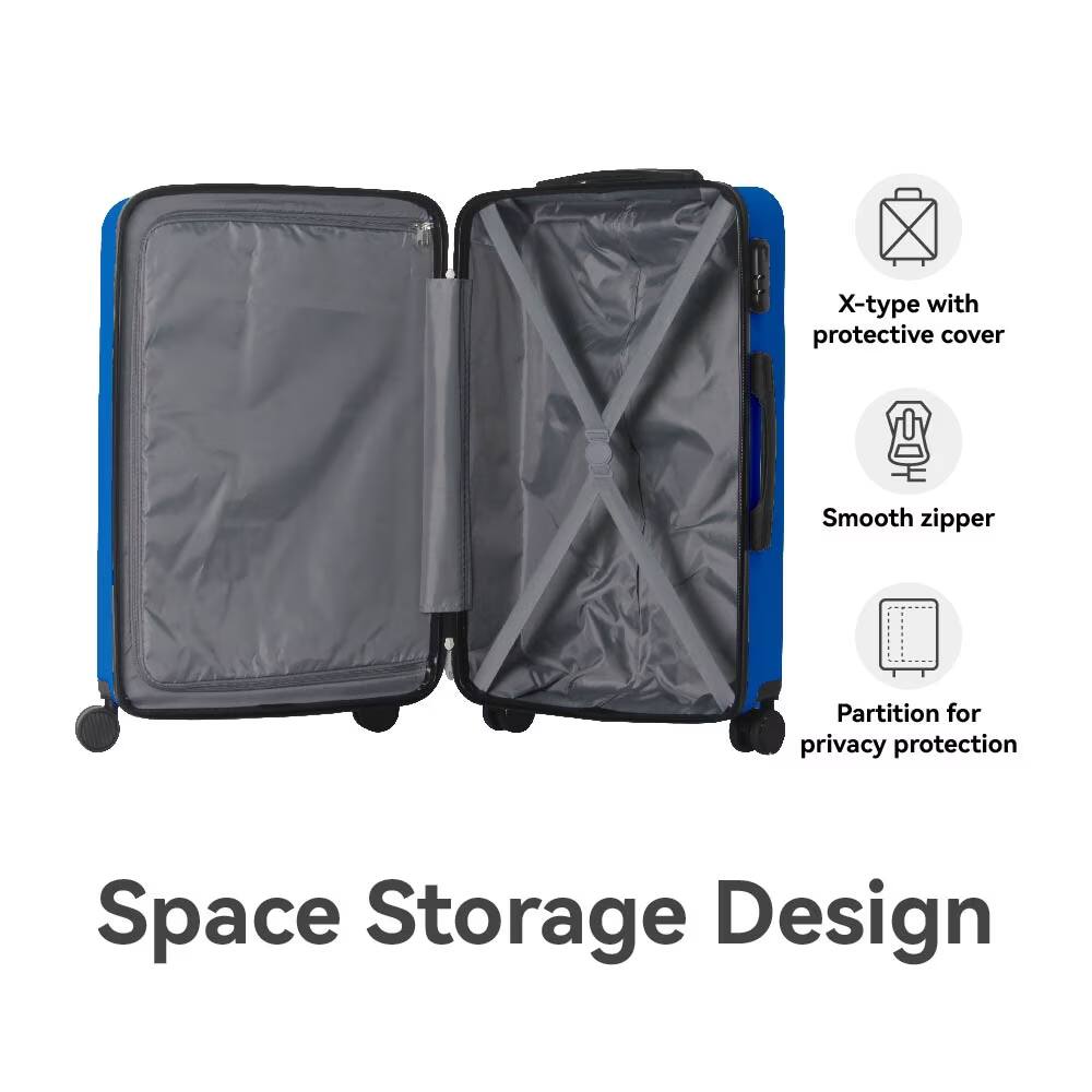 X-type with protective cover  
Smooth zipper  
Partition for privacy protection  
Space Storage Design