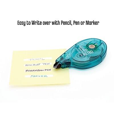 Easy to Write over with Pencil, Pen or Marker

- PENCIL
- ROLLERBALL PEN
- RETRO
- MARKER