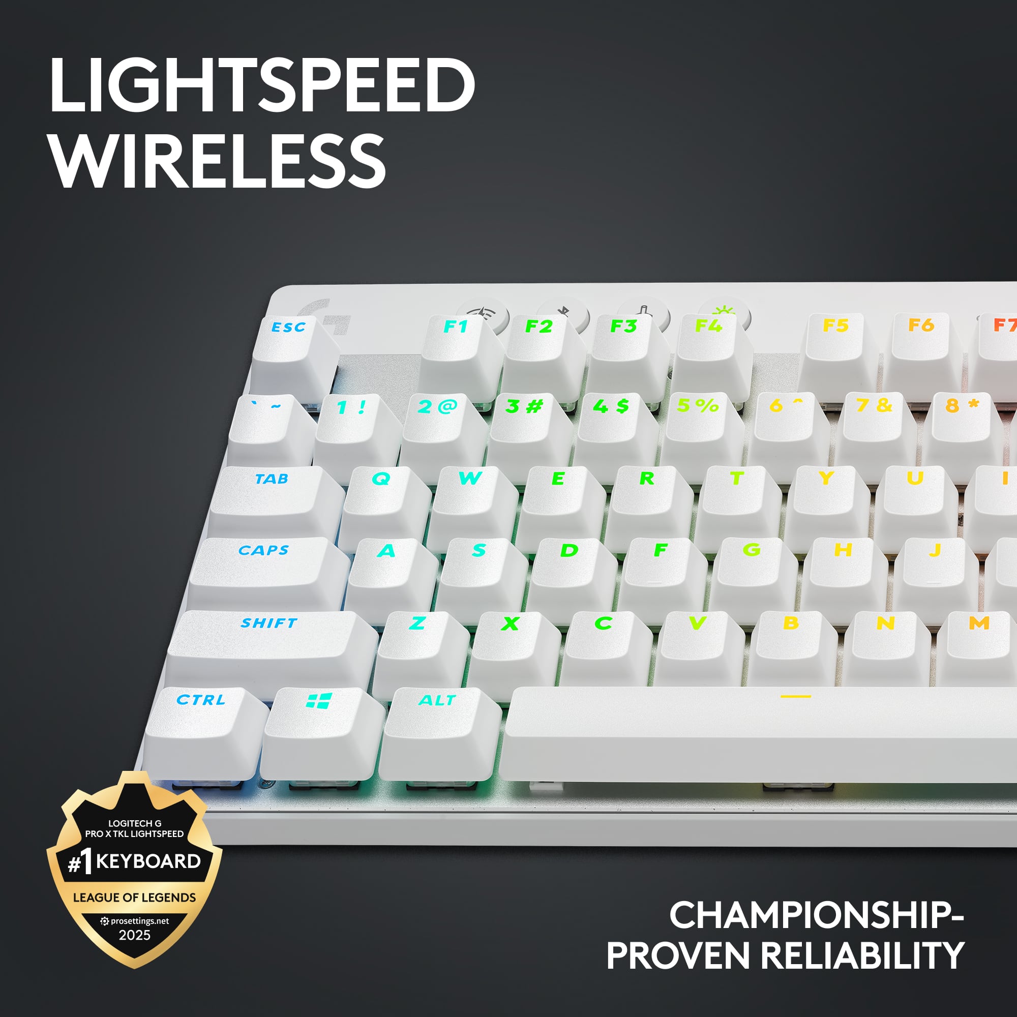 Logitech PRO X TKL LIGHTSPEED Wireless Mechanical Tactile Switch