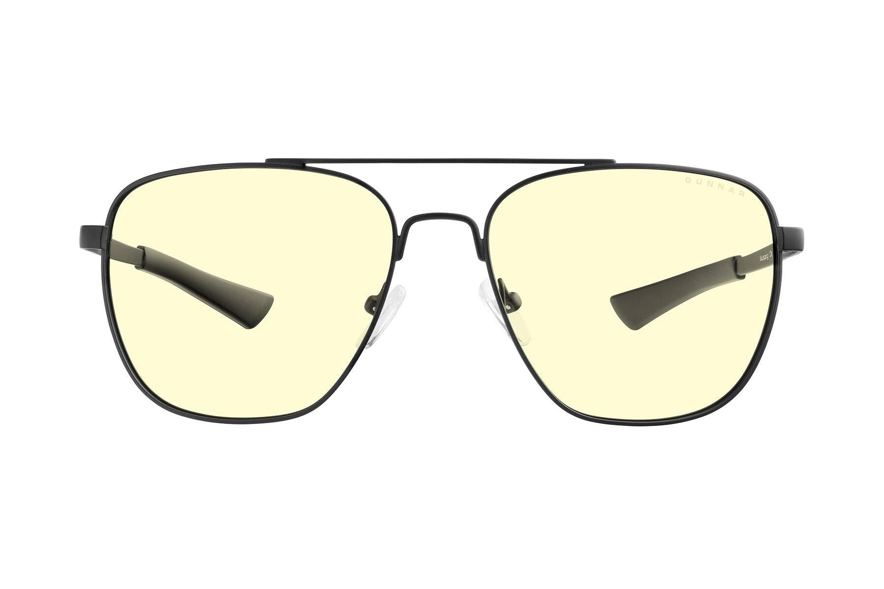 Alt View 5. GUNNAR - GUNNAR Computer Glasses  -  Mustang, Chrome, Clear Lens - Blue Light Blocking, Relieve Dry Eye, Anti Glare - Chrome.