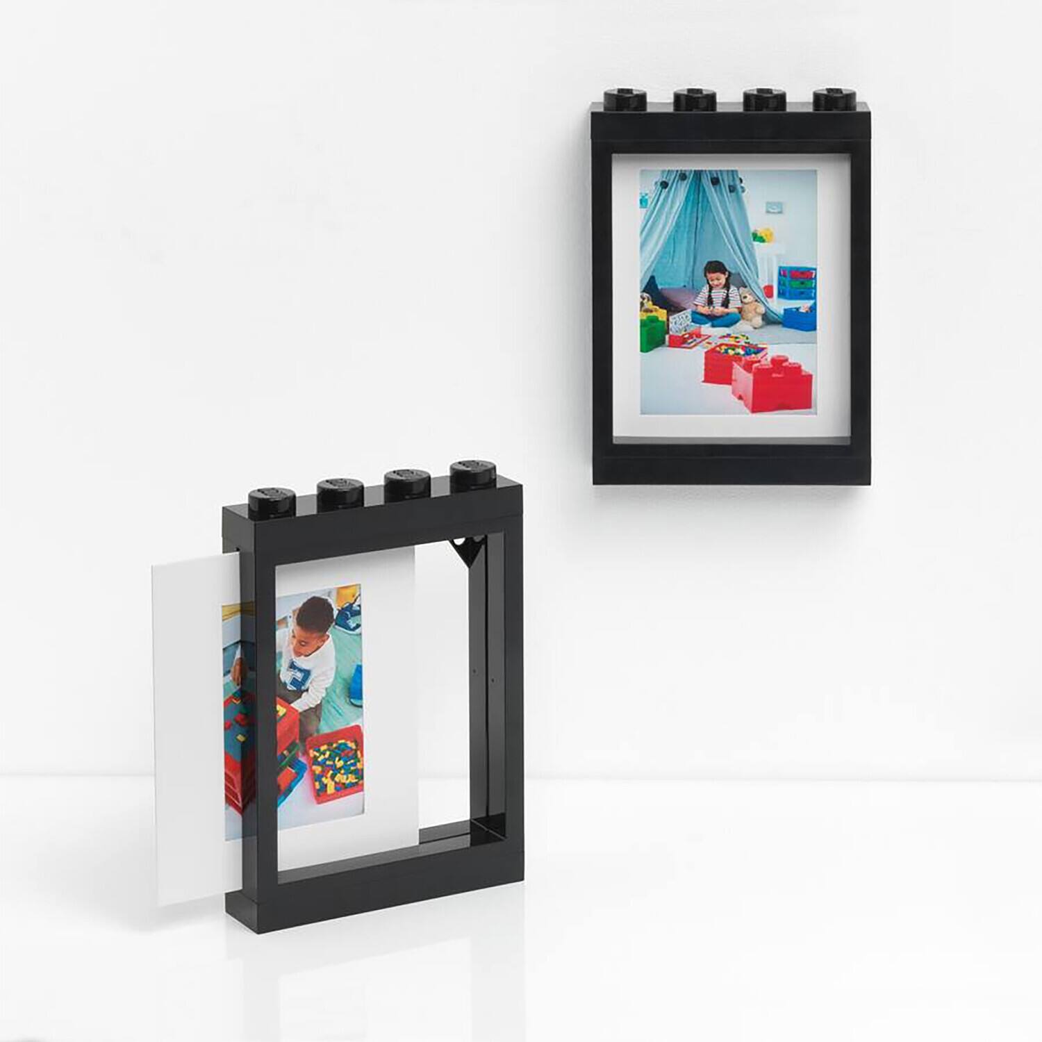 Alt View 3. Room Copenhagen - LEGO Picture Frame, Black   - COLLECTIBLES - Multicolor.
