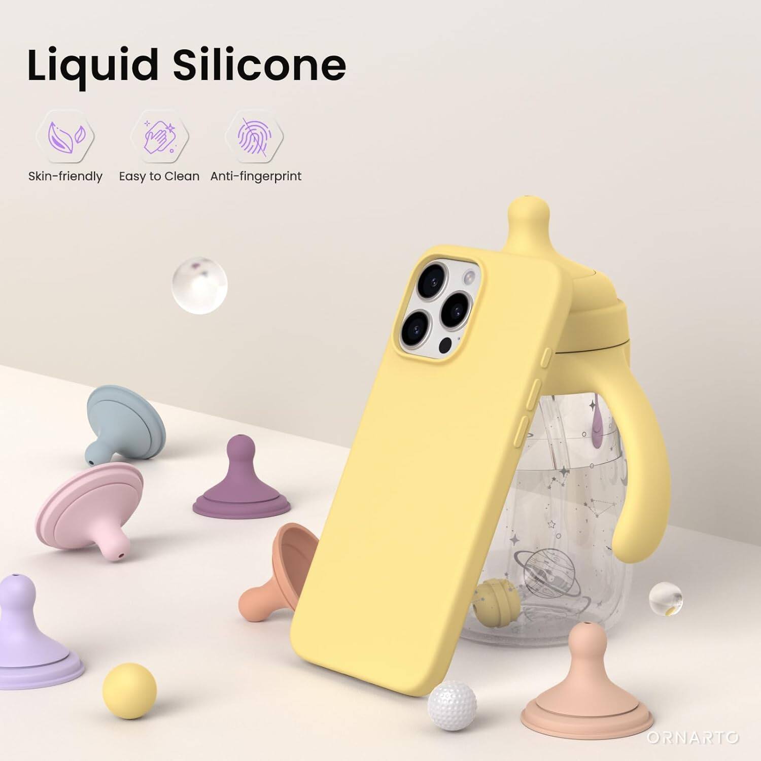 Liquid Silicone Skin-friendly Easy to Clean Anti-fingerprint ORNARTO