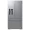 Samsung - Bespoke AI 24 cu. ft. Counter Depth 3-Door French Door Refrigerator with Zero Clearance Fit & Dual Auto Ice Maker - Stainless Steel