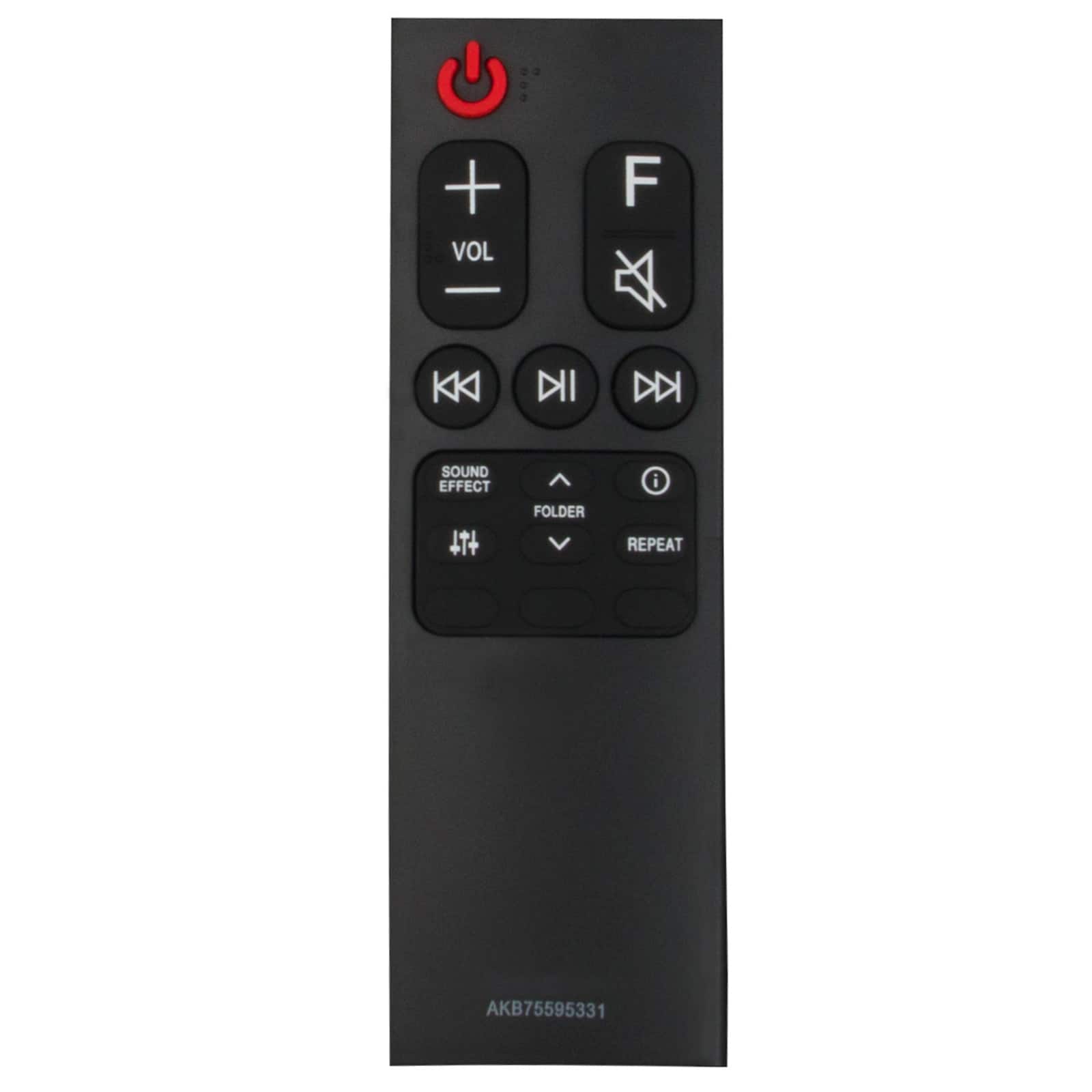 ALLIMITY - Replacement Remote Control AKB75595331, Fit for LG Soundbar SLM4R S65S3-S S65S3S SL4Y SPN5BW SPN5B-W SPJ4S SPJ4-S SL5Y - Black price history on PriceWatchPro