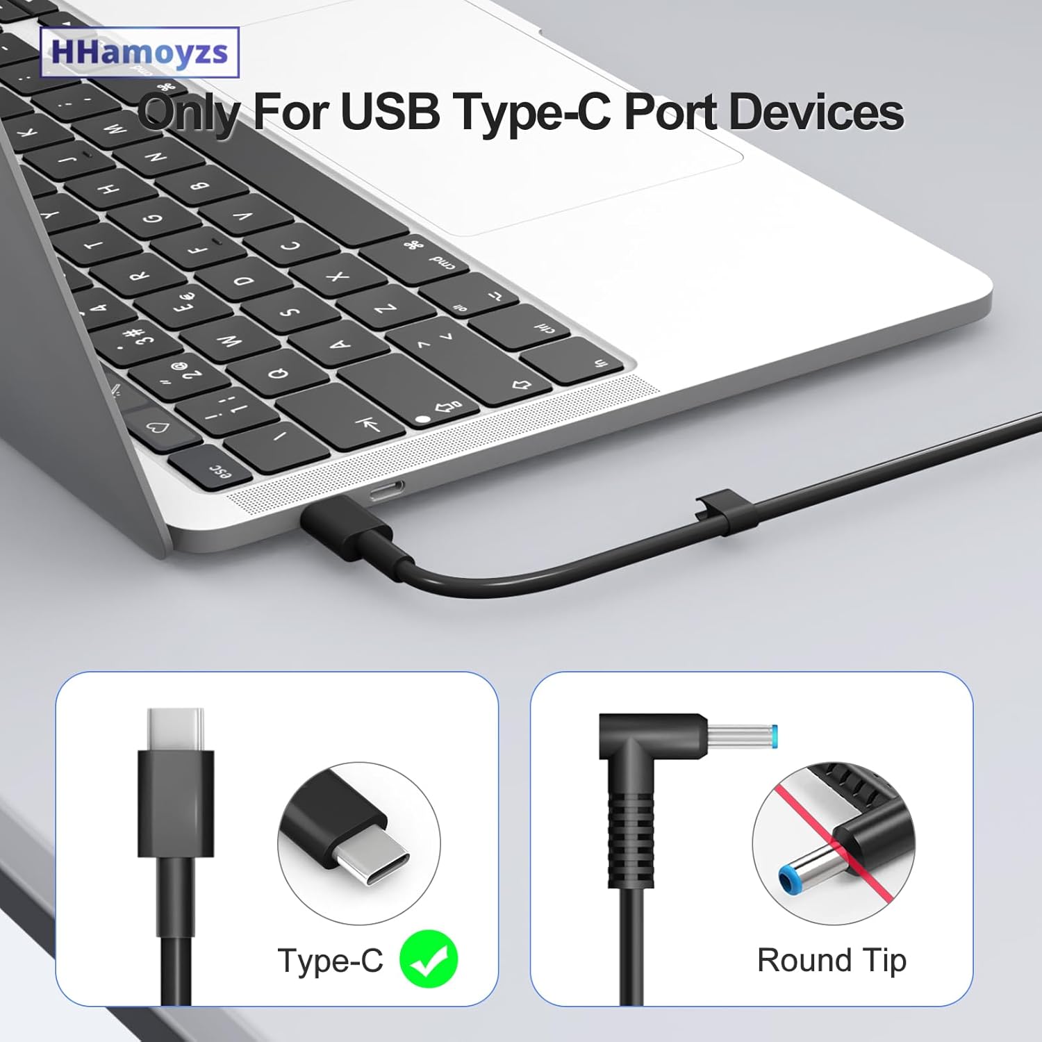 HHamoyzs - Only For USB Type-C Port Devices

Type-C

Round Tip