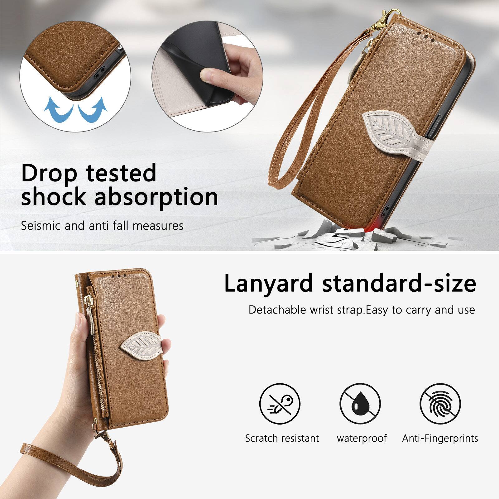 Drop tested shock absorption  
Seismic and anti fall measures  

Lanyard standard-size  
Detachable wrist strap. Easy to carry and use  

Scratch resistant  
Waterproof  
Anti-Fingerprints