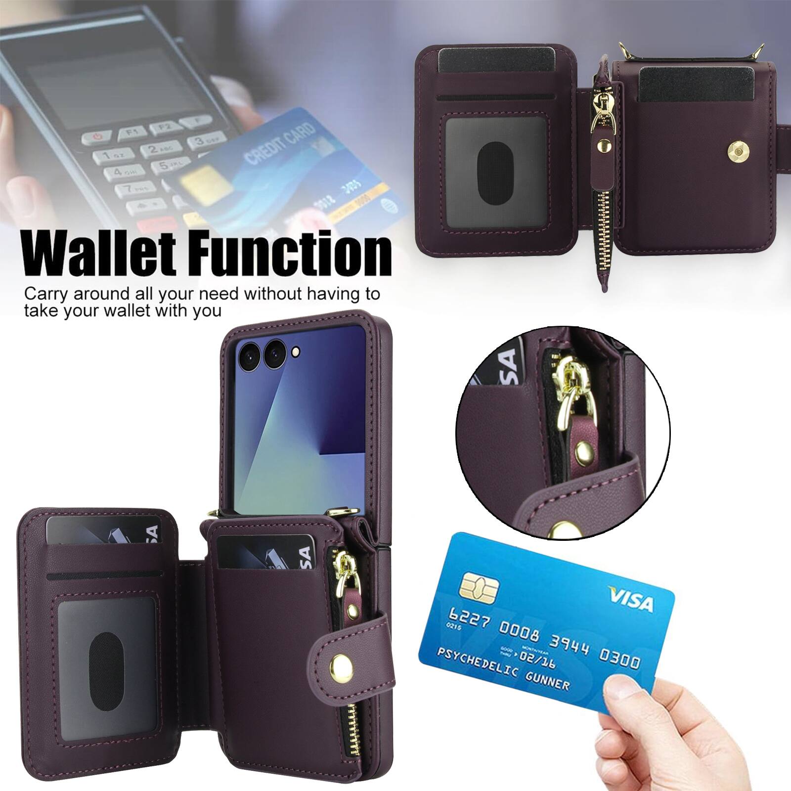 F2 F1 CARD 3 2 384 CREDIT 1 oz 5 SAL 4 GM 7 3435 2012 Wallet Function Carry around all your need without having to take your wallet with you

SA
A
SA
L229 VISA 0215 8000 sour 05\JP 3944 0300 PSYCHEDELIC GUNNER