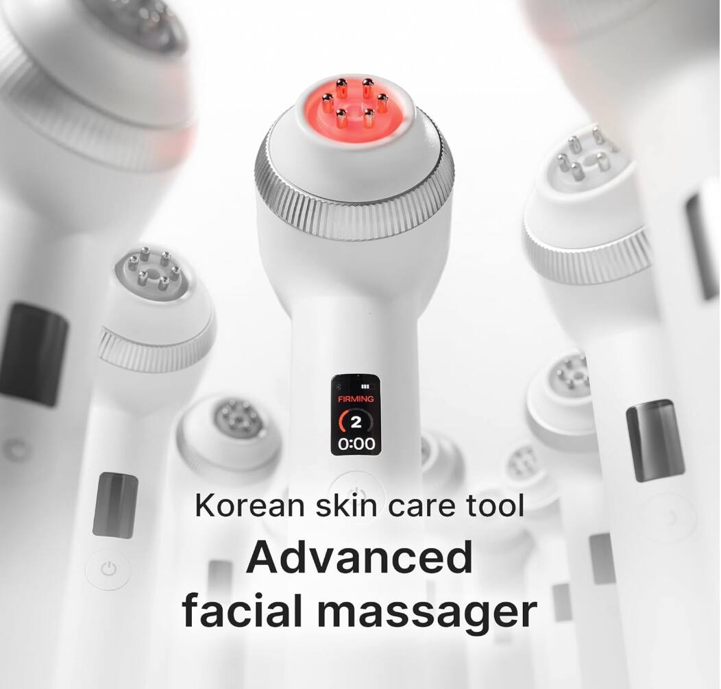 - FIRMING 2 0:00 Korean skin care tool Advanced facial massager

Korean skin care tool  
Advanced facial massager