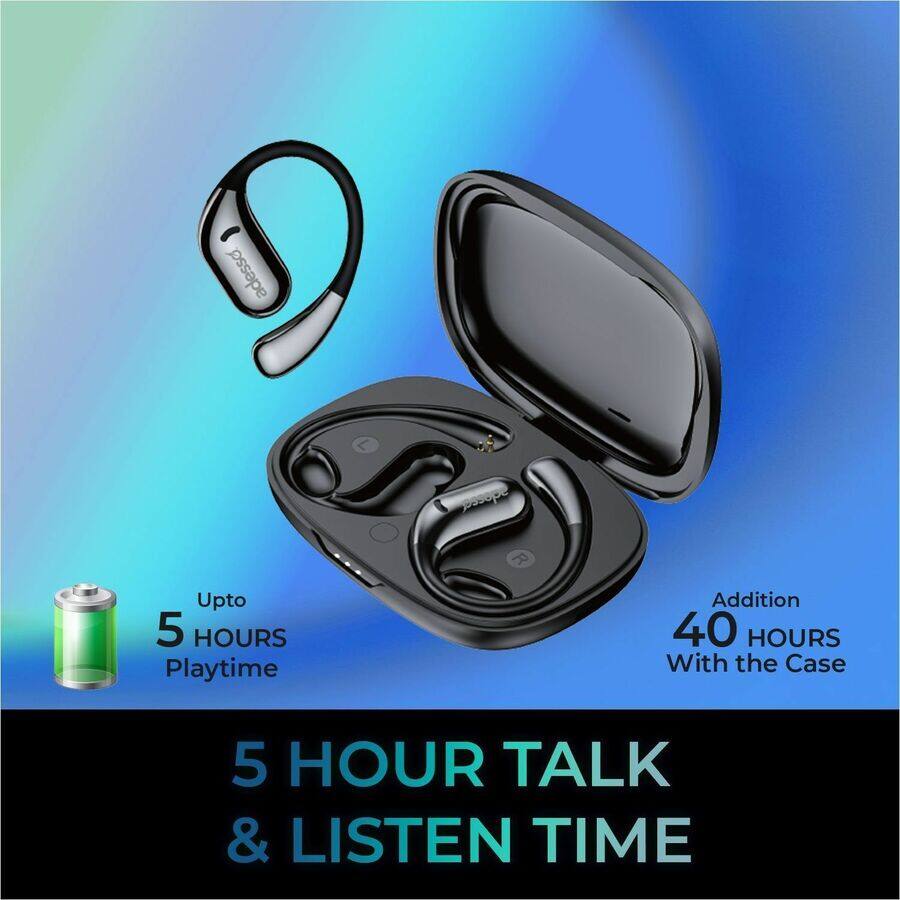 - Up to 5 hours playtime
- Addition 40 hours with the case
- 5 hour talk & listen time