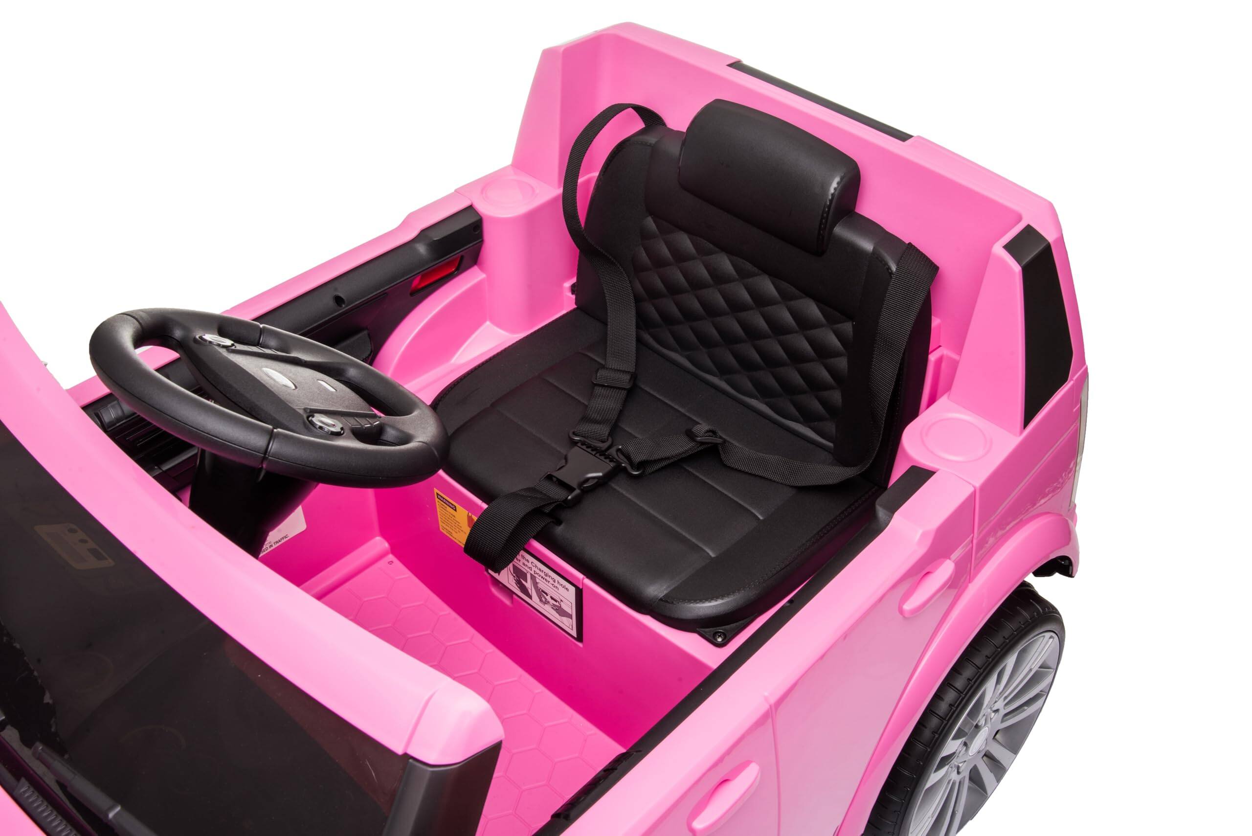 Alt View 5. Jojoka - 12V Licensed Land Rover Dual-Drive Kid's Toy Car with Parent Remote Control/Hood Storage, Electric Car with MP3 Player.