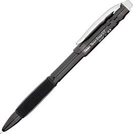 Pentel - Twist Erase GT Mechanical No. 2 Pencil, Fine Point Barrel, Dozen - Black