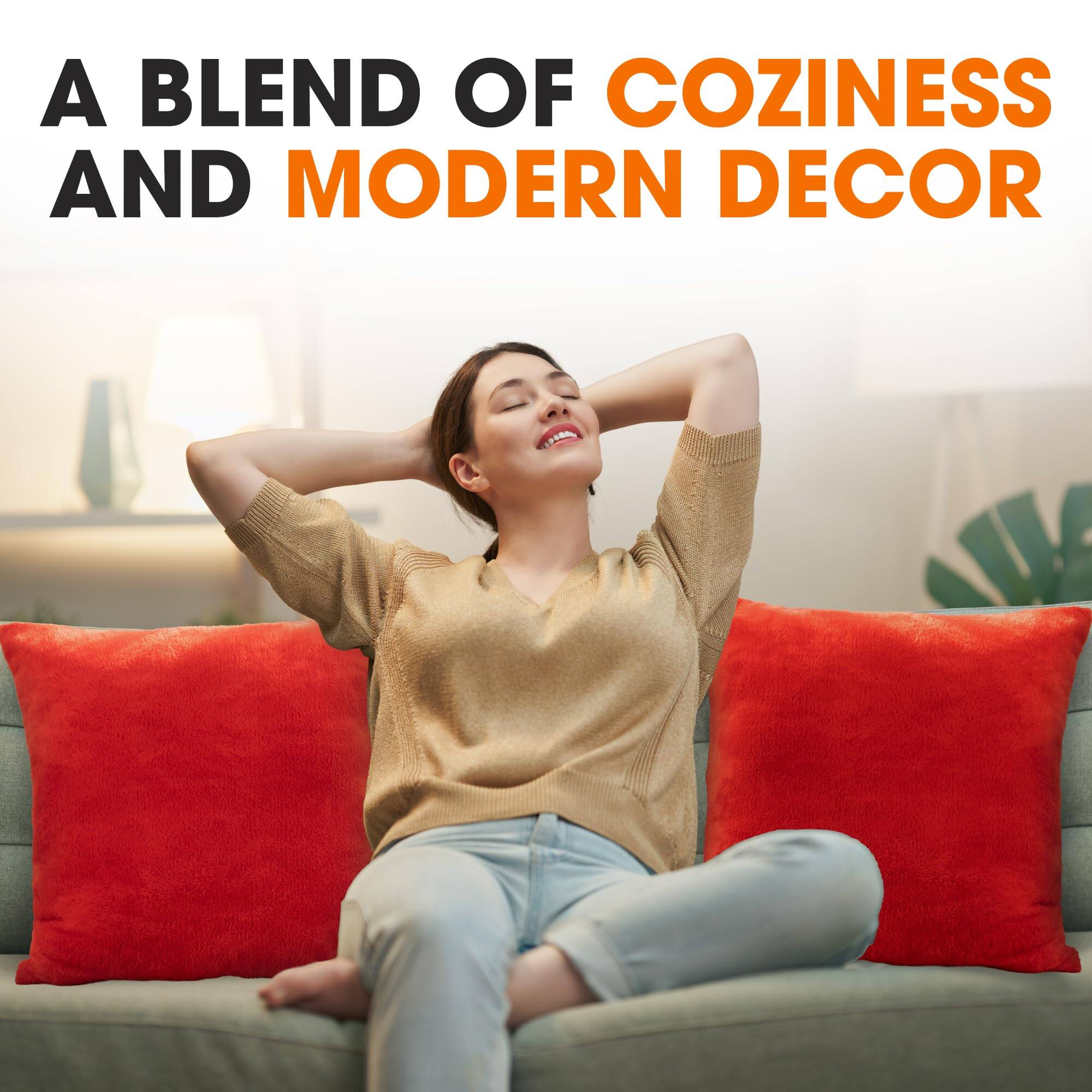 A BLEND OF COZINESS AND MODERN DECOR