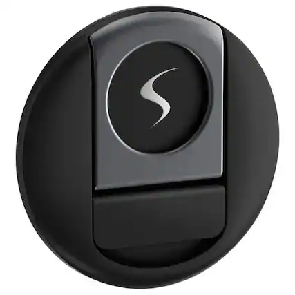 Front. Scapade - MagStand Magnetic iPhone Mount for MacBook Air and MacBook Pro - Black.