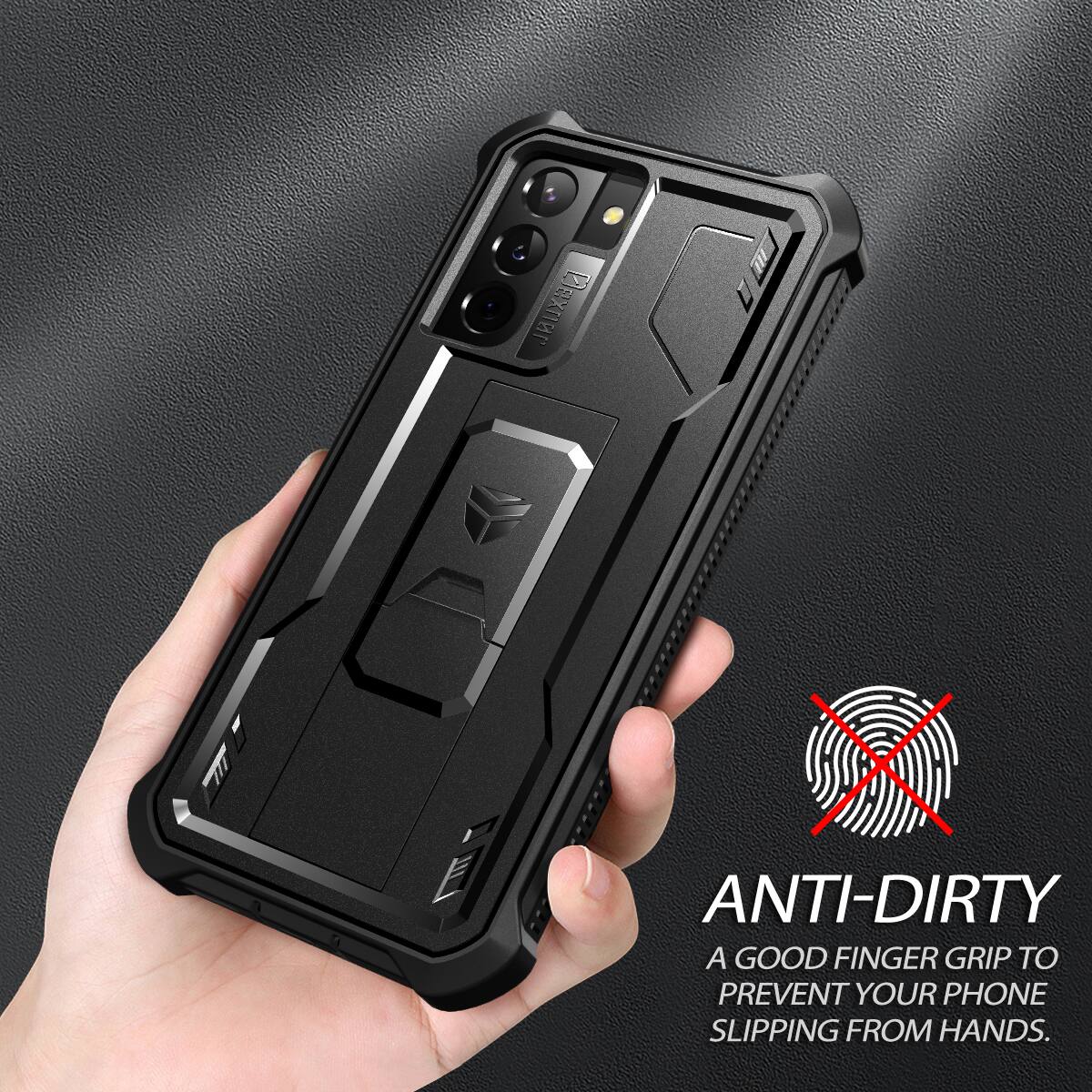 ANTI-DIRTY  
A GOOD FINGER GRIP TO PREVENT YOUR PHONE SLIPPING FROM HANDS.