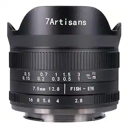 7artisans - 7.5mm f/2.8 Mark II Fisheye Lens for Fujifilm X
