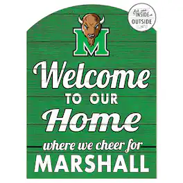 Jardine - Marshall Thundering Herd 16'' x 22'' Marquee Sign - Green