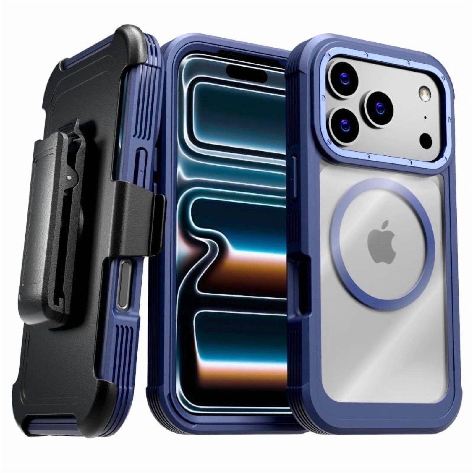 RomeTech - Defender Crystal Case for Apple iPhone 17 Pro Max - Blue