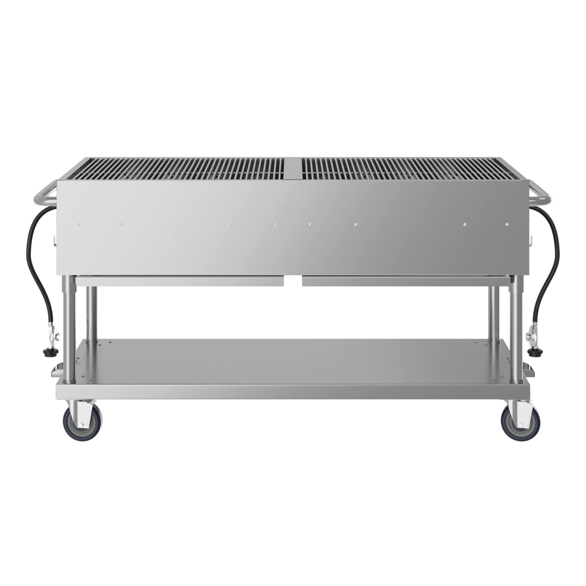 Alt View 2. Koolmore - 60 in. Commercial Mobile Outdoor Propane Gas Grill, ETL Listed in Stainless-Steel (KM-CGM-60) - Stainless Steel.