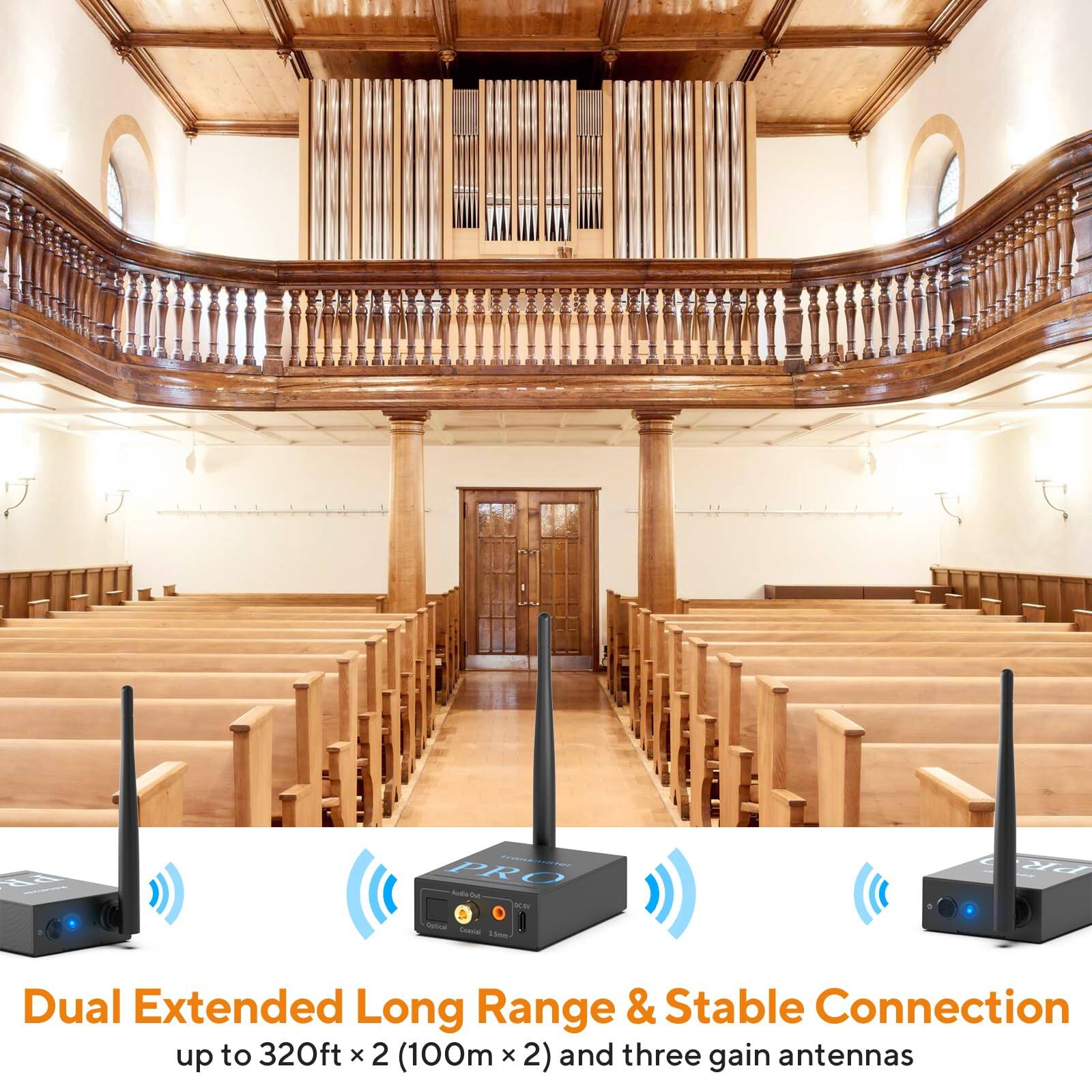 4D PRO Autoa Sua i Oet - Dual Extended Long Range & Stable Connection up to 320ft x 2 (100m x 2) and three gain antennas

Dual Extended Long Range & Stable Connection  
up to 320ft x 2 (100m x 2) and three gain antennas