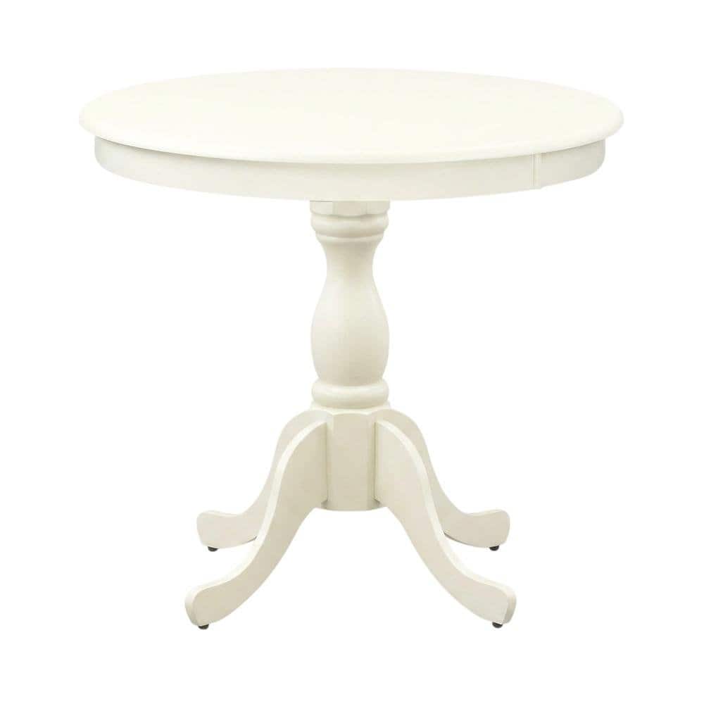 FurniFact - Round Pedestal Dining Table - Linen White price history on PriceWatchPro