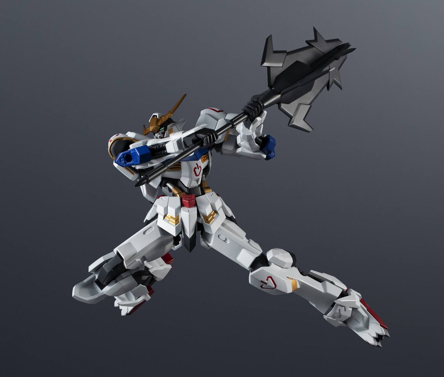Alt View 4. Bandai - Tamashii Nations - MSG: Iron-Blooded Orphans - Gundam Universe - ASW-G-08 Gundam Barbatos Renewal - COLLECTIBLES - Multicolor.