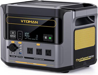 VTOMAN FlashSpeed 1500 Portable Power Station 1548Wh, LiFePO₄ VTOMAN FlashSpeed 1500 Portable Power Station 1548Wh, LiFePO₄