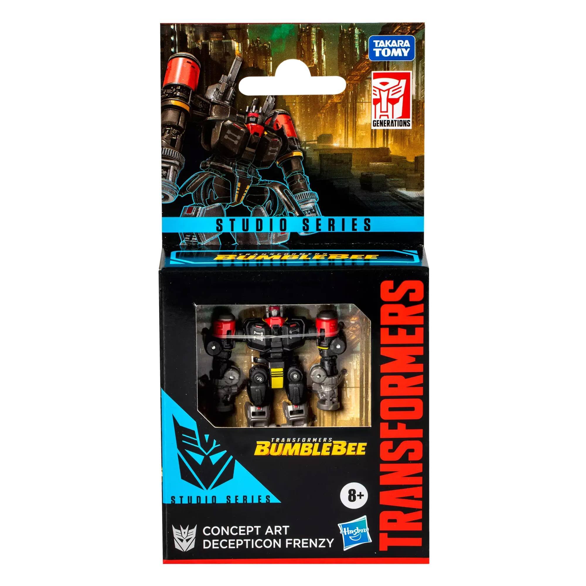 TAKARA TOMY  
GENERATIONS  

STUDIO SERIES  
BUMBLEBEE  

TRANSFORMERS  
8+  

CONCEPT ART  
DECEPTICON FRENZY  

STUDIO SERIES