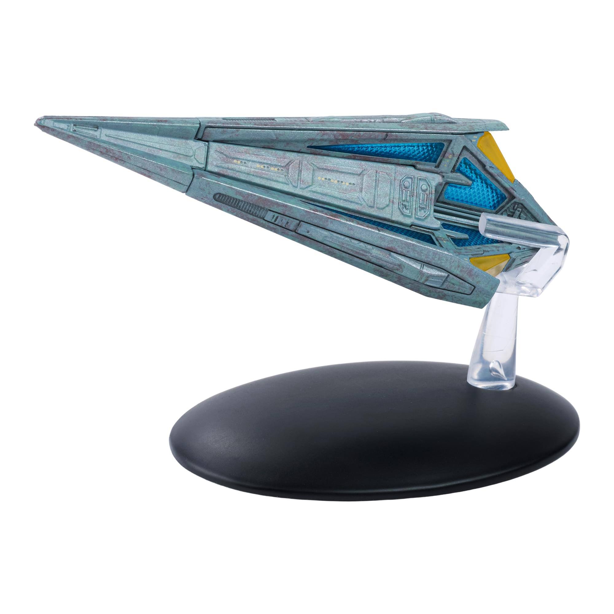Alt View 1. Eaglemoss - Eaglemoss Star Trek Starship Replica | Tholian Starship - Blue.