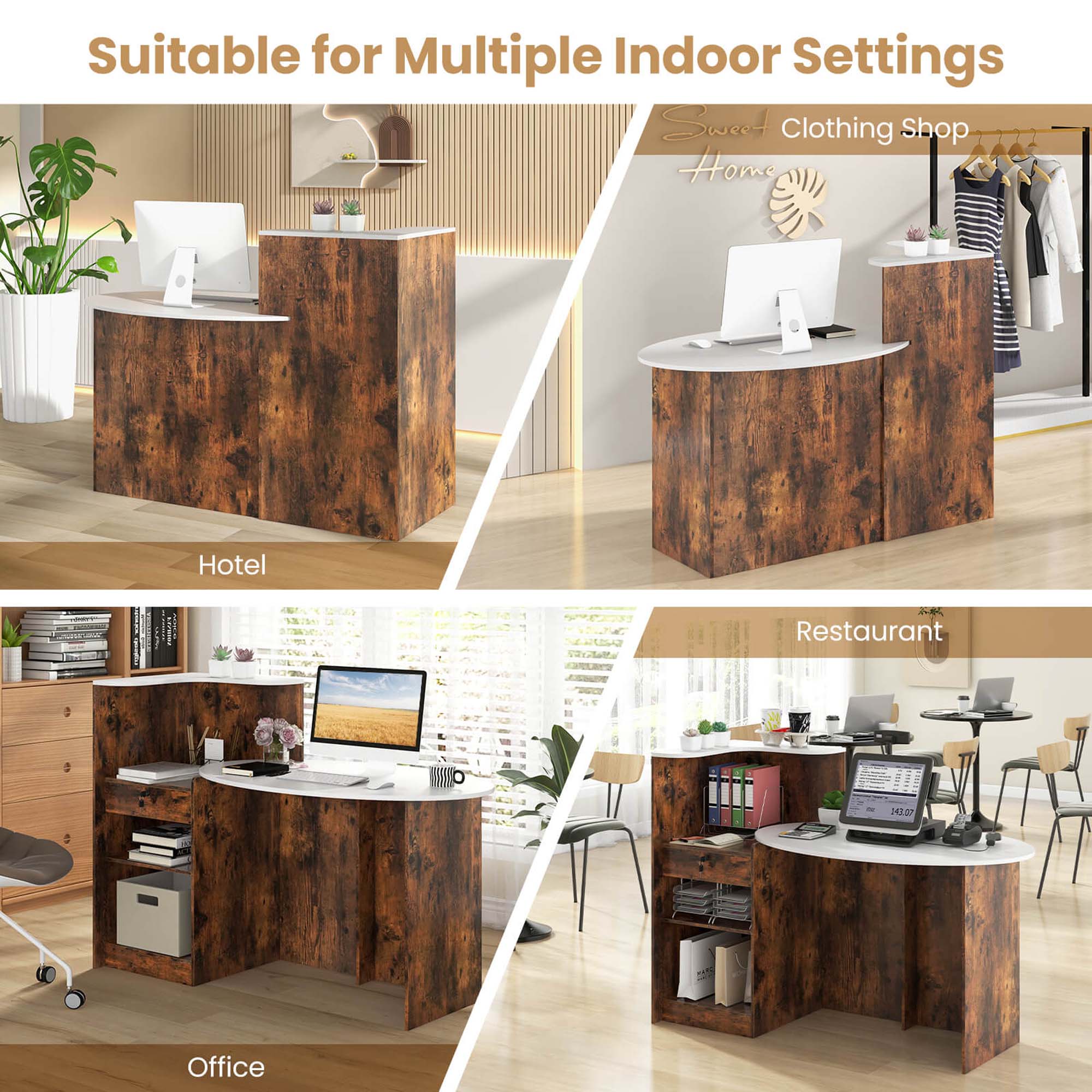 Suitable for Multiple Indoor Settings: Home, Hotel, Restaurant, Office