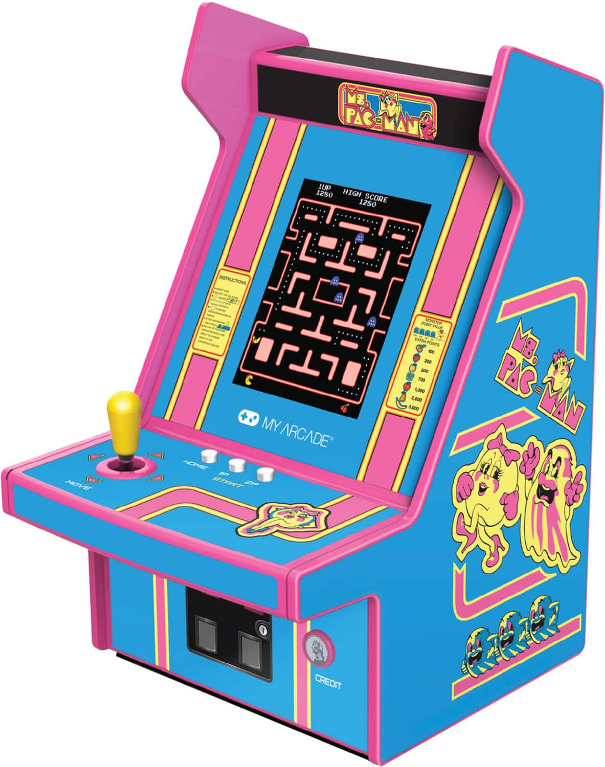 ① micro games of america ms pacman Ms. Pac-Man Vintage Hand-Held Game 1992 Works Great | eBay