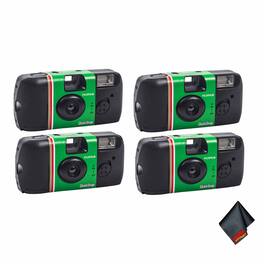 Fujifilm - 4xFUJIFILM QuickSnap Flash 400 Disposable Camera (27 Exposures), Bundle