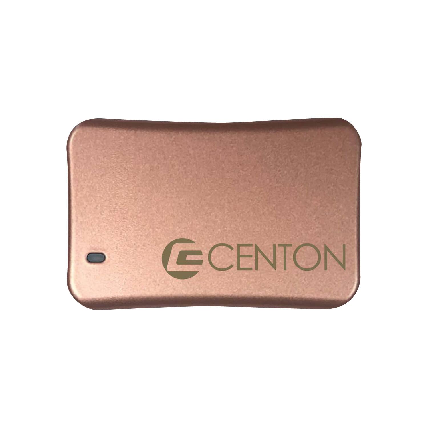 Front. Centon - Centon External SSD - Rose Gold.
