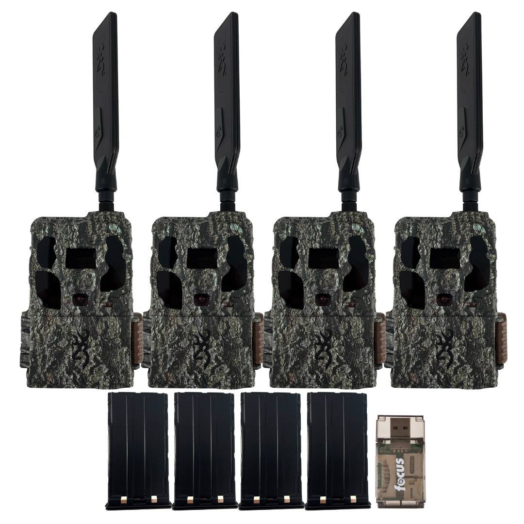 Front. Browning - Browning Trail Camera Defender Wireless Pro Scout Max HD AI 46MP Bundle.