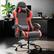 Alt View 3. Dowinx - Gaming Chair Armrests Height Adjustable, Office Chair Heavy Duty with Footrest and Reclining Backrest for Home & Office - Black Red.