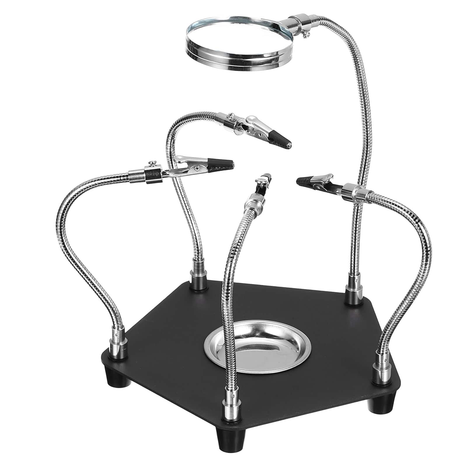 Unique Bargains - PCB Circuit Board Holder, 7"x7"x10" Multifunctional PCB Fixing Holder Repair Fixture Clamping Tool