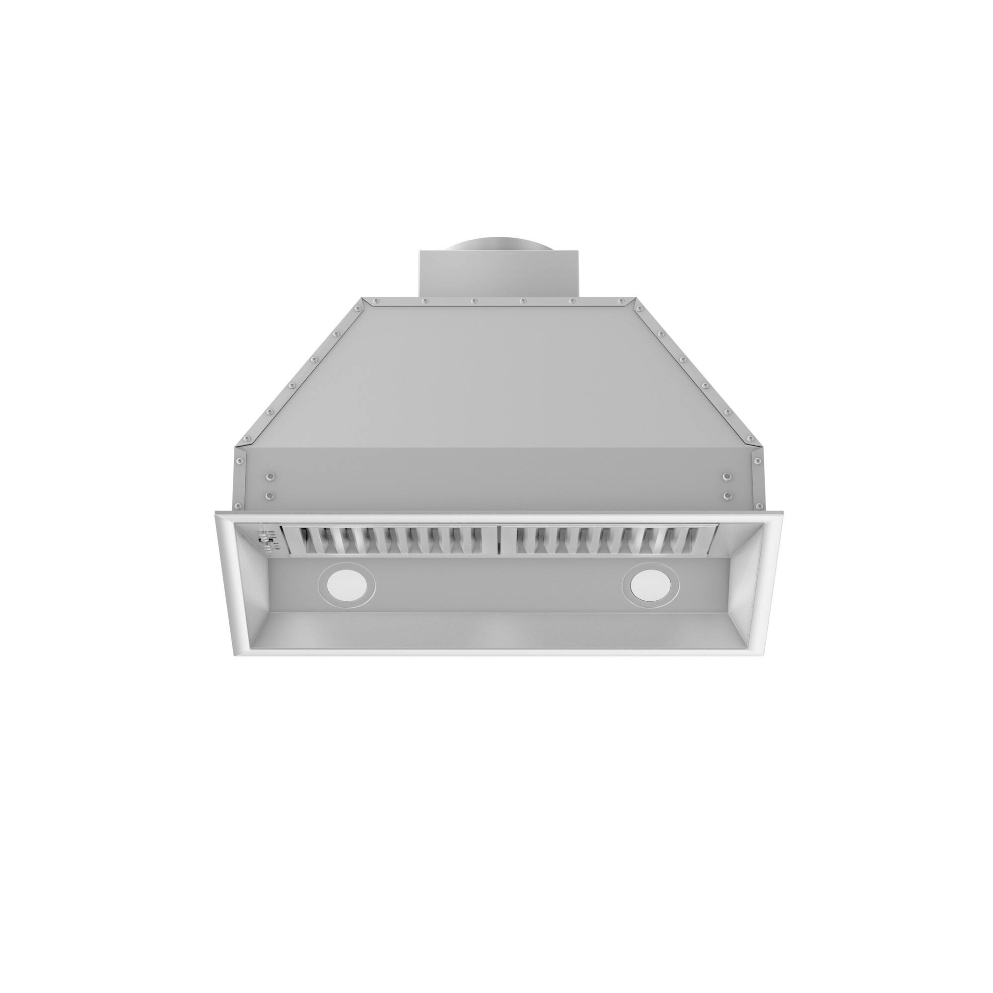 Alt View 1. ZLINE - ZLINE 28" Remote Blower Ducted Range Hood Insert in Stainless Steel (695-RD-28) - Stainless Steel.
