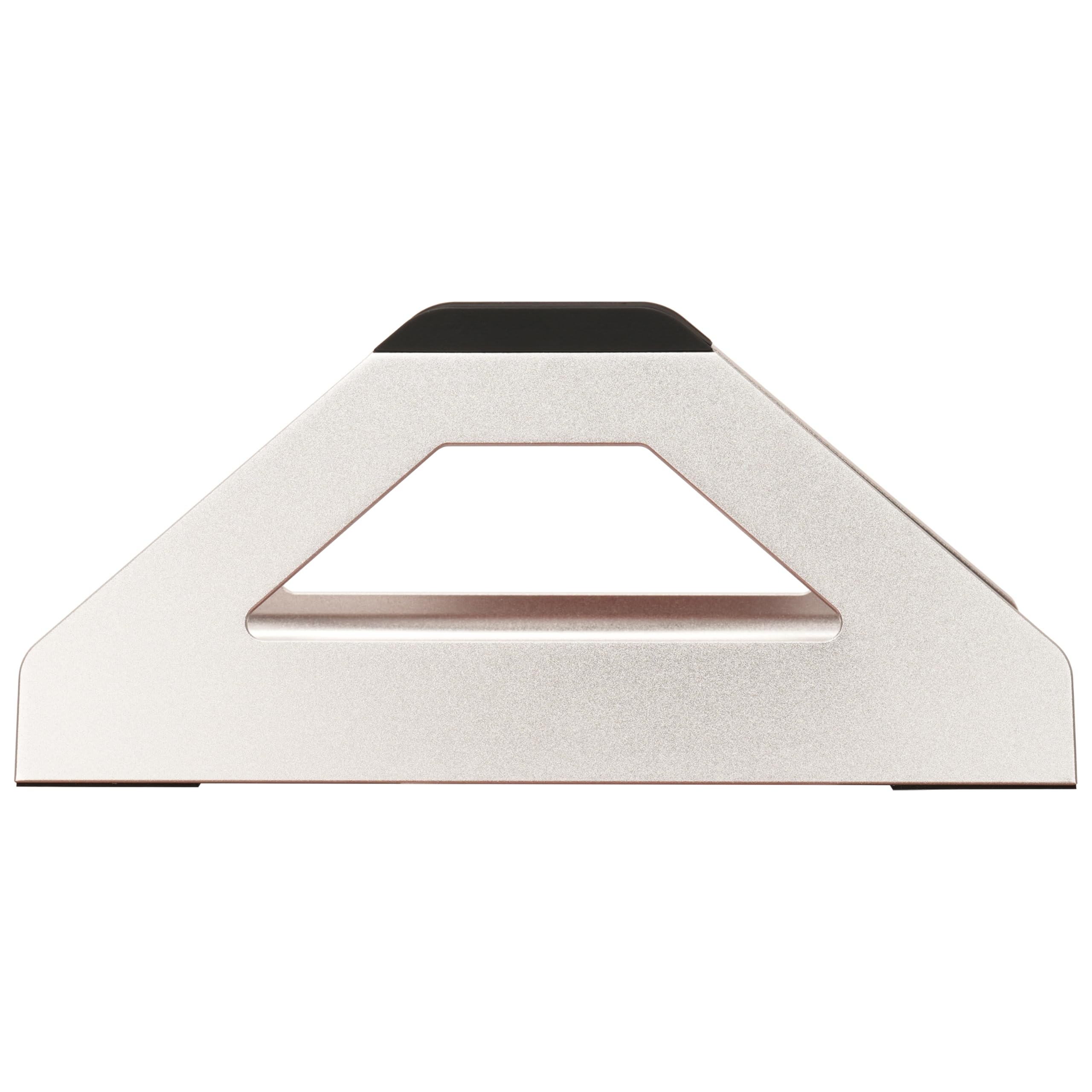 Alt View 1. HongFei - Vertical Laptop Stand, Space Saving Holder for MacBook with Tool-Free Width Adjustment, Anodized Aluminum for Desk - Silver.