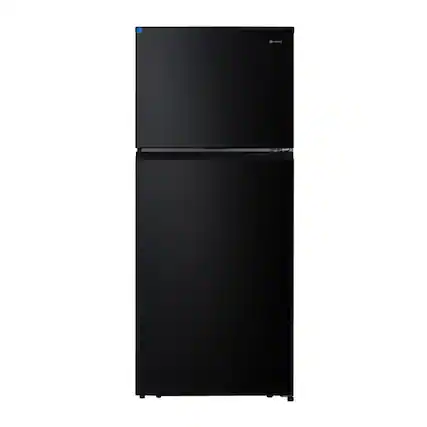 Front. Verona - Verona 28 inch Top Freezer Refrigerator with 17.6 cu. ft. Total Capacity in Black - Black.