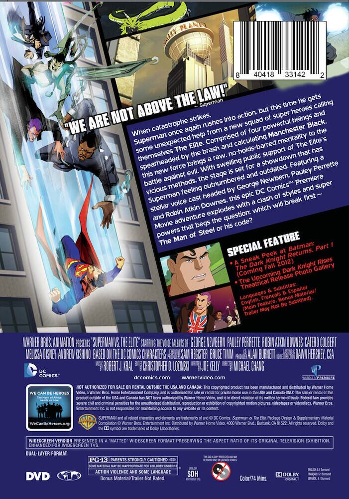 Angle. DCU: Superman vs. The Elite - DVD.