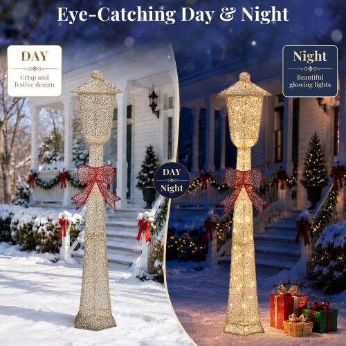 Eye-Catching Day & Night

DAY
Crisp and festive design

Night
Beautiful glowing lights