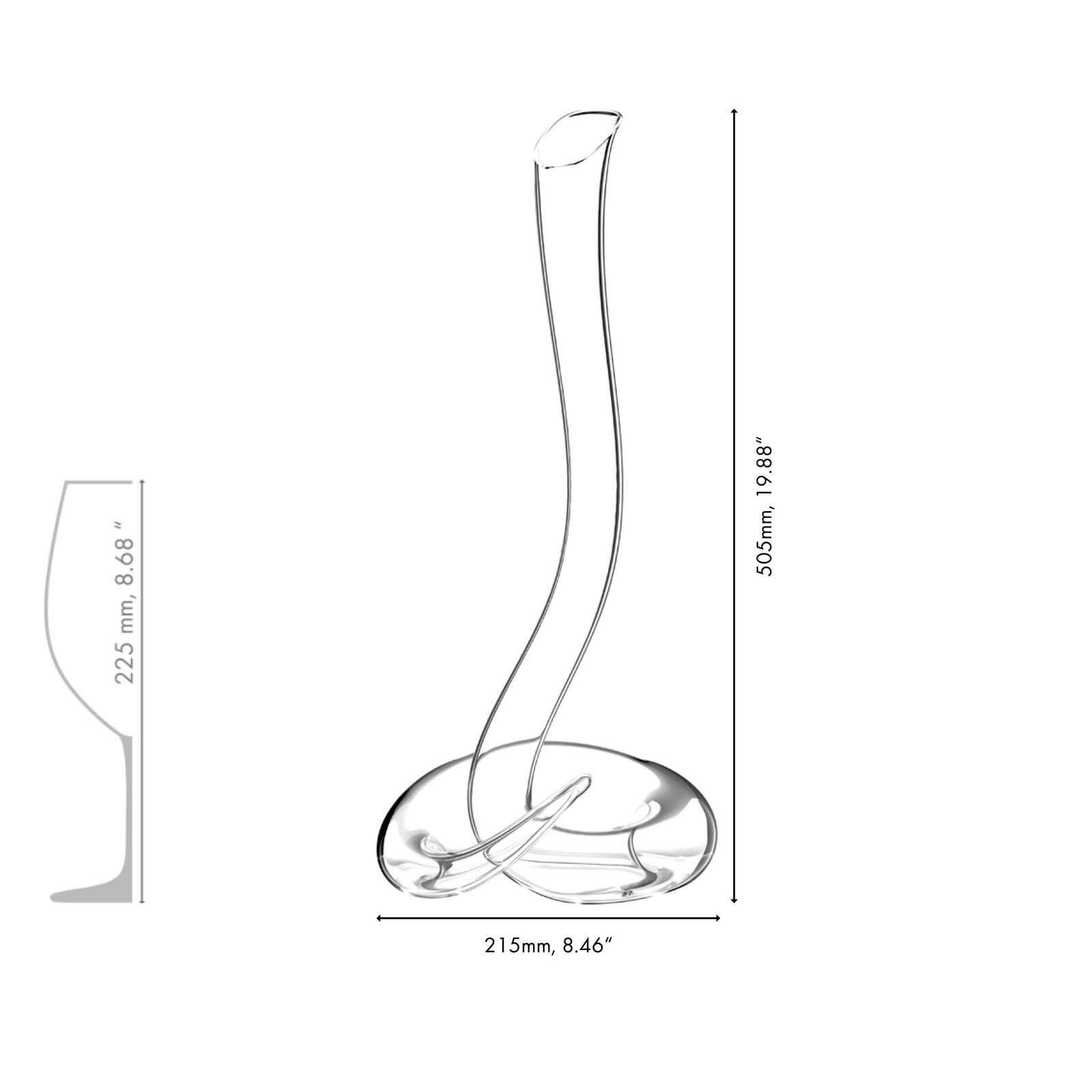 225 mm, 8.68", 505mm, 19.88", 215mm, 8.46"