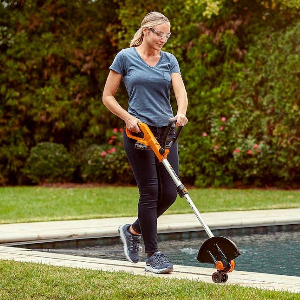 Alt View 6. WORX - WORX WG929 20V Trimmer & Blower Combo - Black.