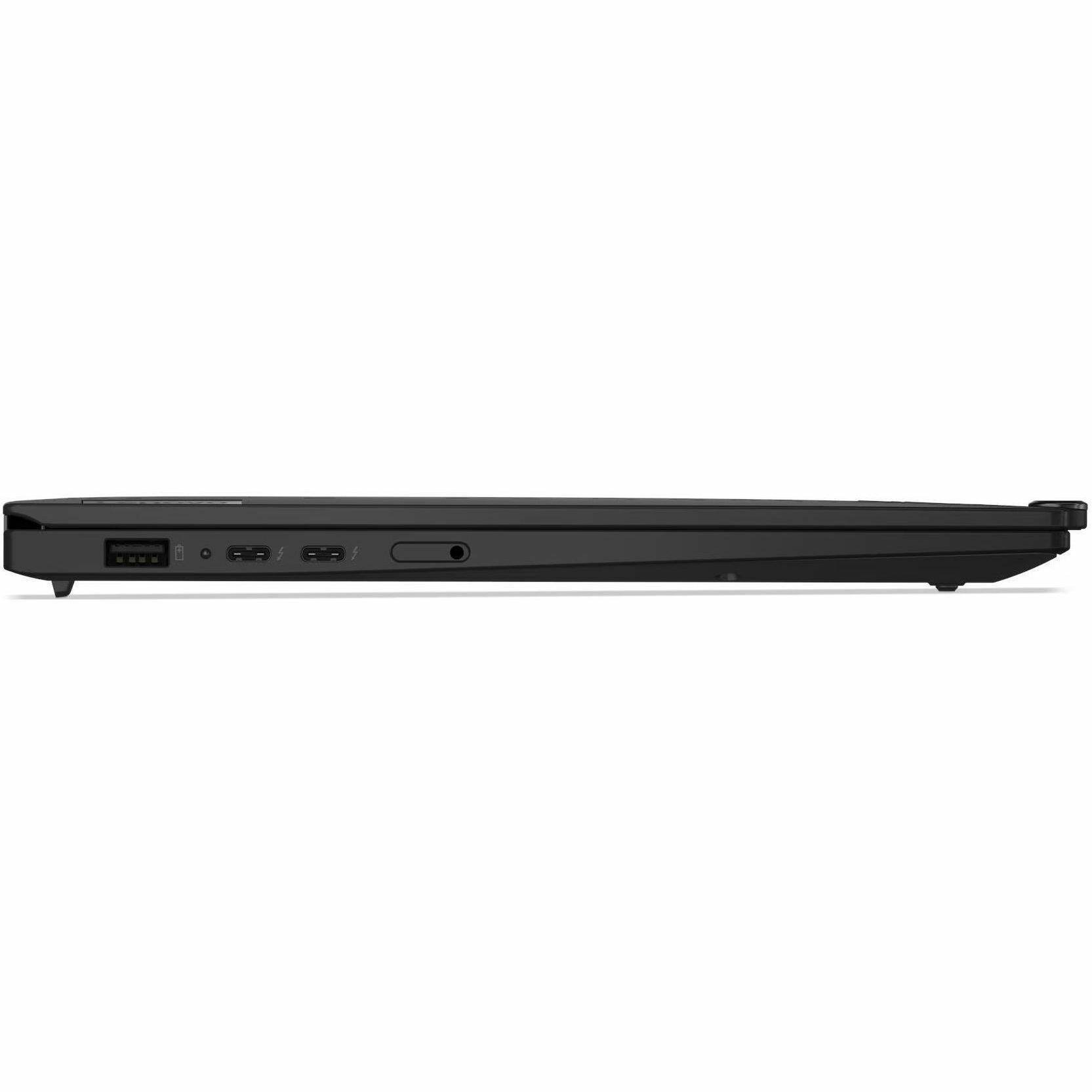 Alt View 7. Lenovo - Lenovo ThinkPad X1 Carbon Gen 13 Aura Edition 21NS0163US 14" Copilot+ PC Ultrabook - 2.8K - 120 Hz - Intel Core Ultra 7 - Black Paint.