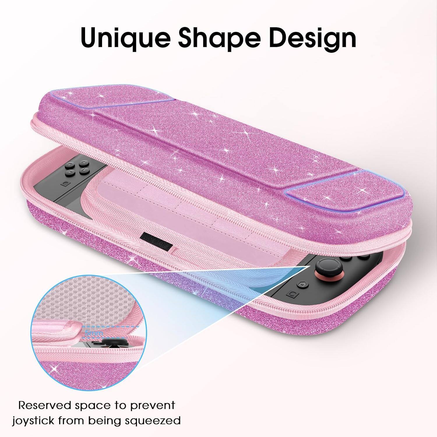 Unique Shape Design

Reserved space to prevent joystick from being squeezed