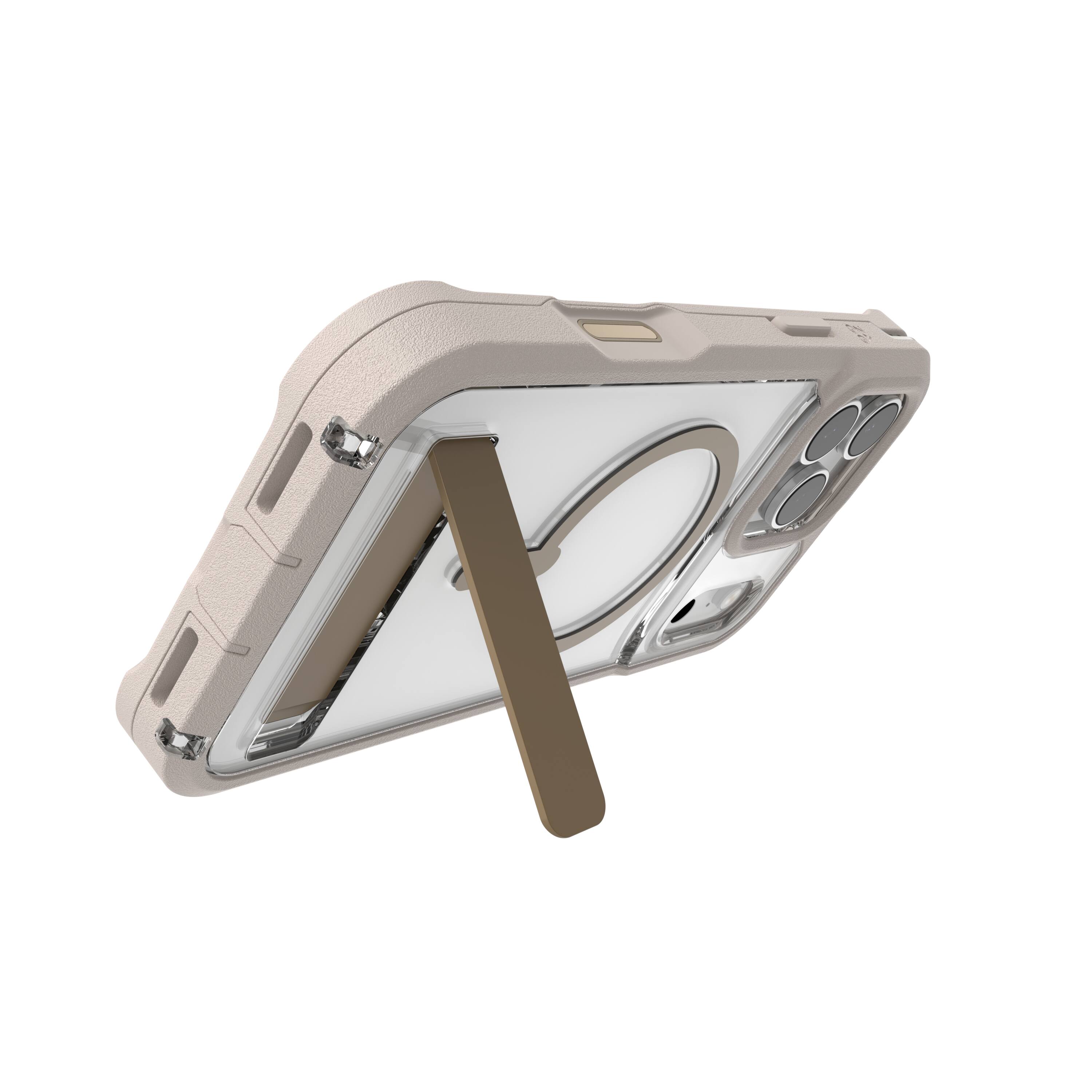 Alt View 17. ZAGG - Rainier Snap with Kickstand for Apple iPhone 17 Pro Max - Sandstone.