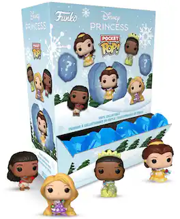 Funko - Pocket POP! Ice: Disney Princess Holiday (One Random Pocket POP! Per Transaction) - COLLECTIBLES - Multicolor