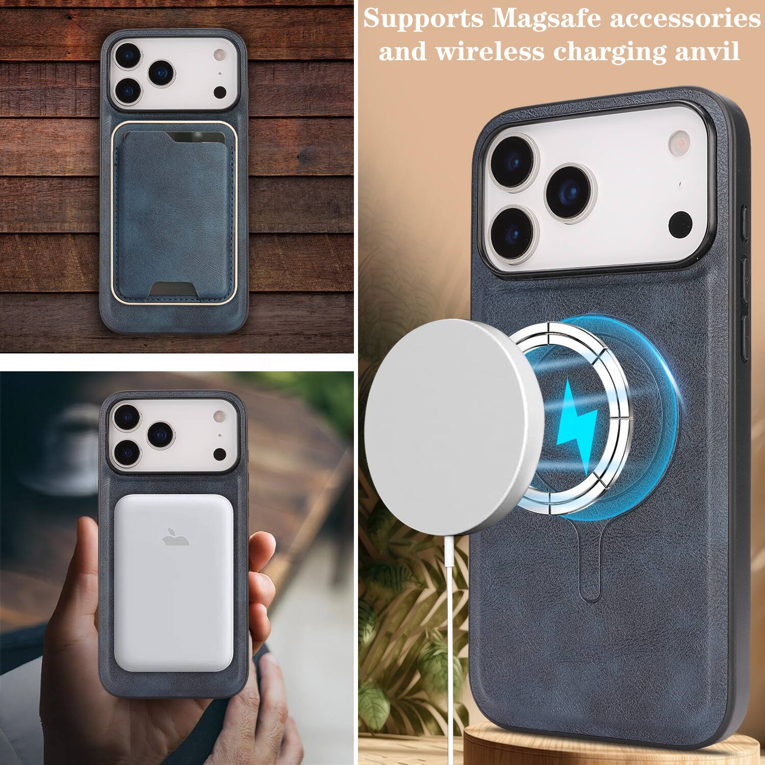 Supports MagSafe accessories and wireless charging anvil
