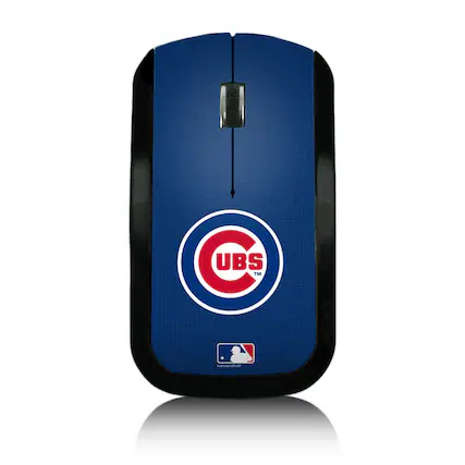 Front. Keyscaper - Chicago Cubs Team Logo Wireless Mouse - Multicolor.
