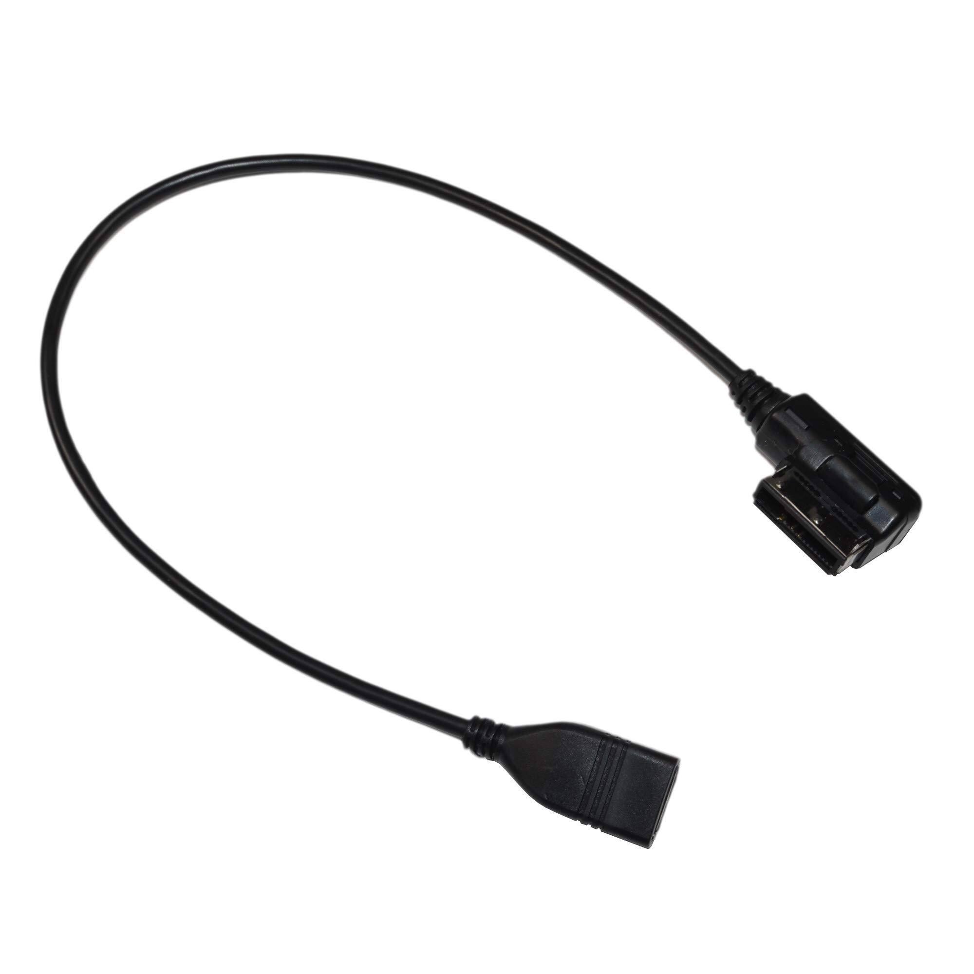 Alt View 3. HQRP - MDI AMI MMI to USB Female Adapter Cable for VW Volkswagen Audi Skoda Seat Music Interface - Black.